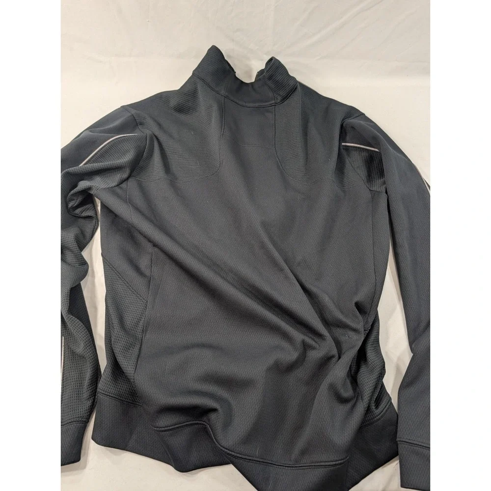 Cutter & Buck Mens XL Las‎ Vegas Raiders Black Performance Drytec Quarter Zip